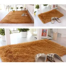 Напольный коврик с длинными волосами, модные коврики для гостиной, ковер 40*60 см, полиэстер, стул, товары для дома, ковер, дверь, спальня