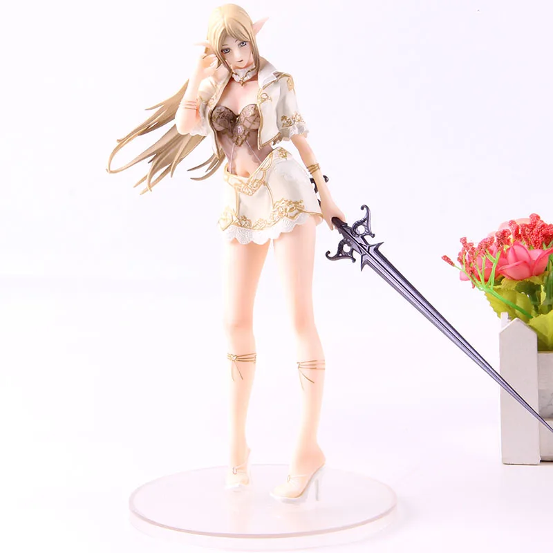 Горячая игра фигурка игрушка Lineage 2 эльф игра фигурка ПВХ Коллекционная модель игрушки 21 см