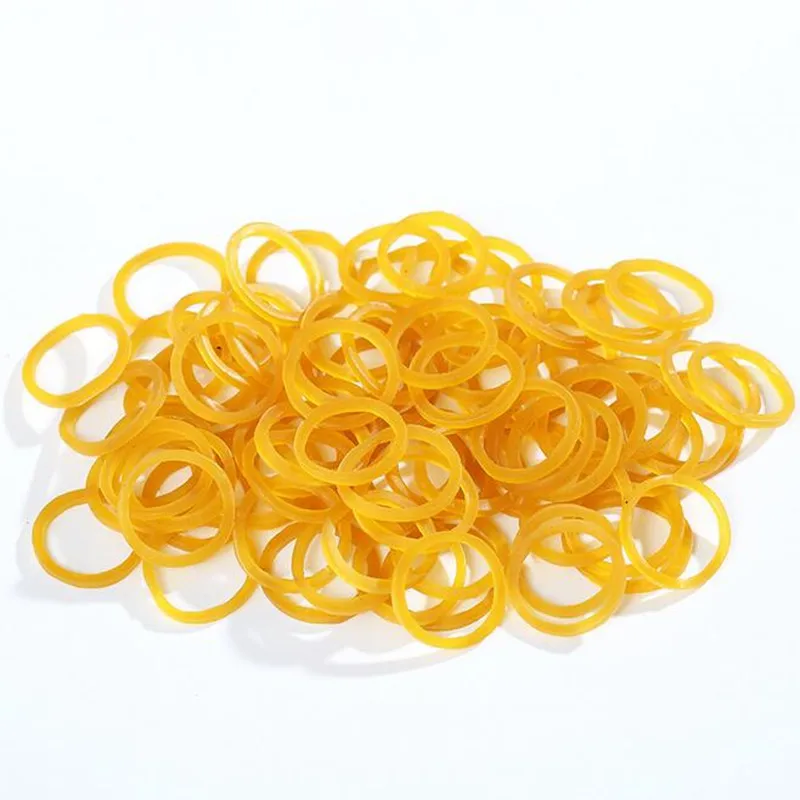 100Pcs Mini Rubber Bands Office Rubber Ring 16x1.4mm Soft Elastic Bands  Stationery Holder Band Loop