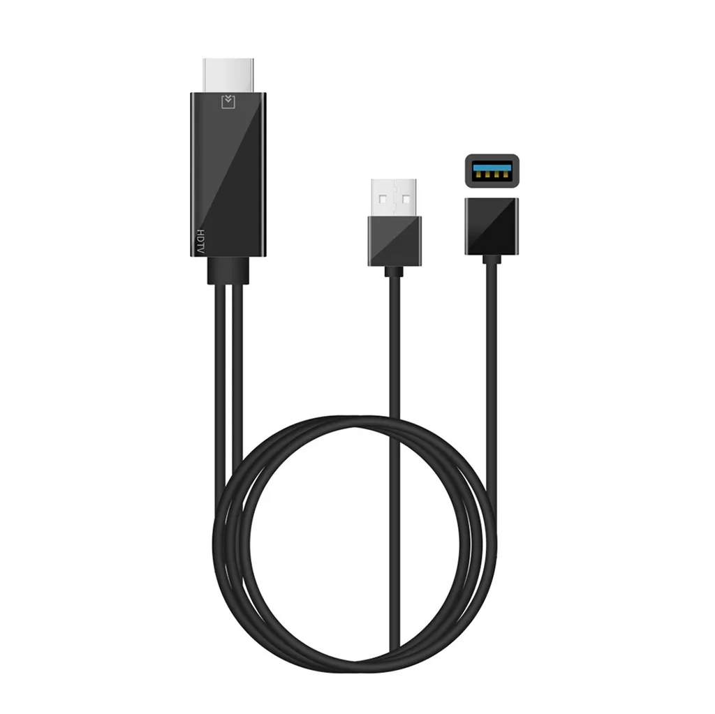 Мини USB HDMI кабель для USB к HDMI адаптер конвертер av-кабель HD ТВ телефон USB удлинитель кабель zz6