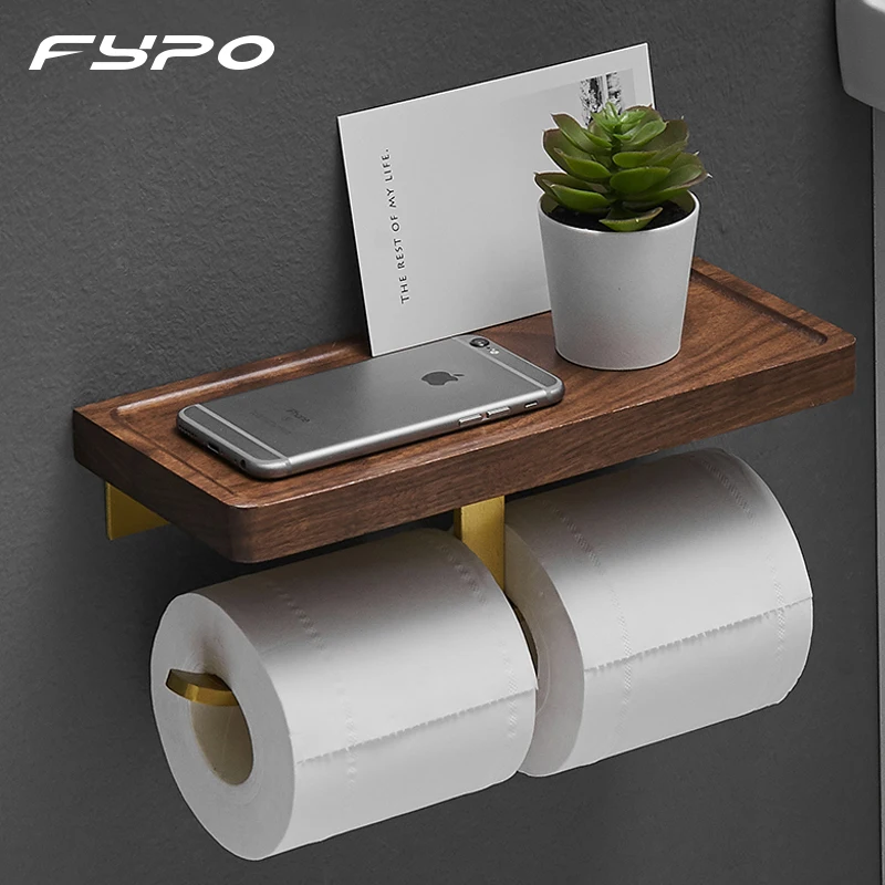 

Держатель для туалетной бумаги Fypo, настенный держатель для бумаги со стандартным держателем для бумаги, аксессуары для ванной комнаты