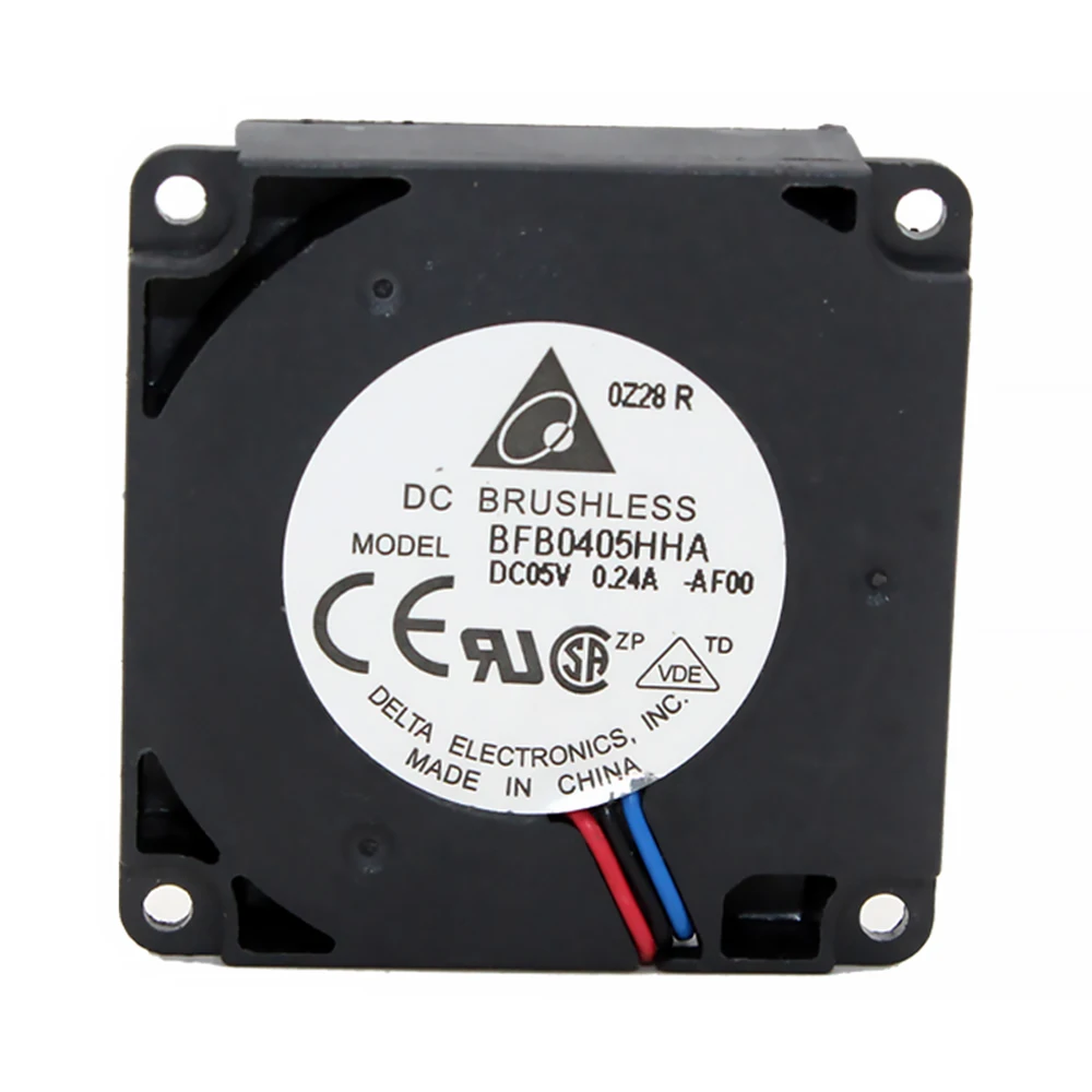 

For Delta New Bfb0405hha 4010 5V 0.24a 4cm two wire double ball centrifugal fan