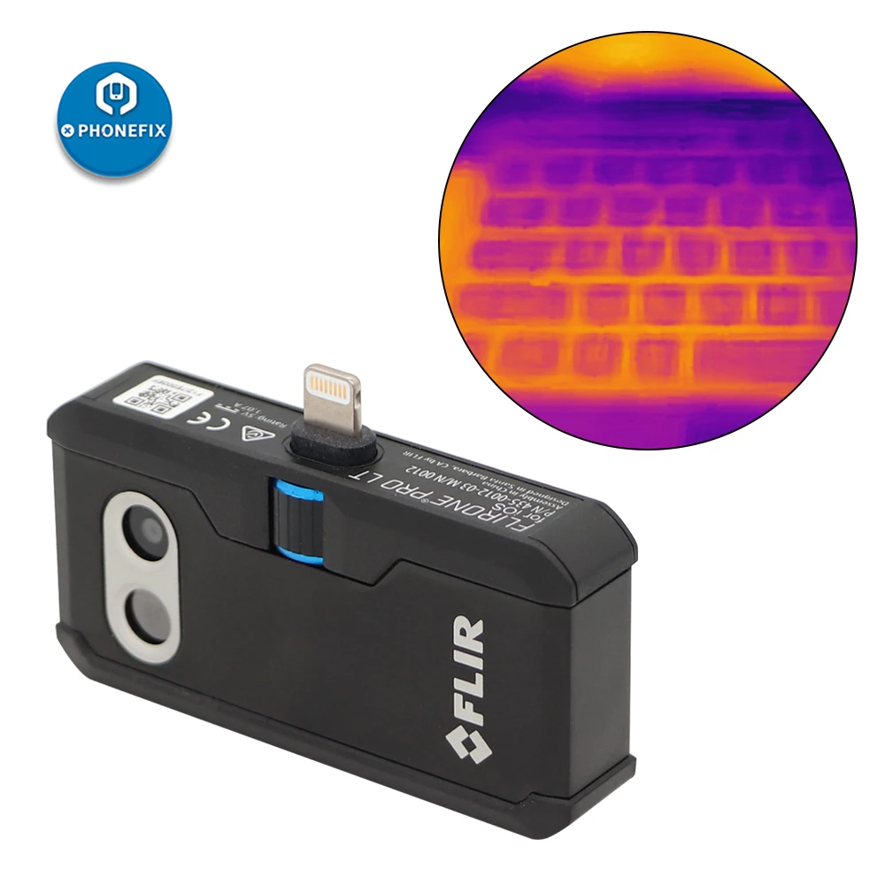 FLIR ONE PRO cámara térmica infrarroja para teléfono móvil, reparación de iPhone, PCB, de fallas, cámara para iOS, Android, tipo C|Juegos de herramientas manuales| - AliExpress