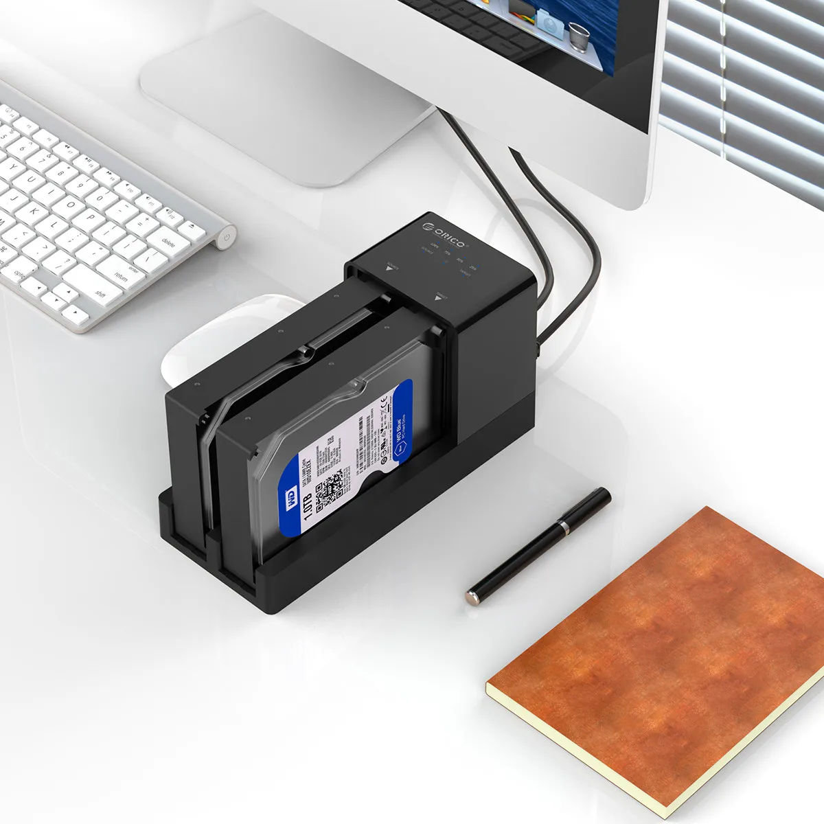 Orico 2 bay hdd docking station com