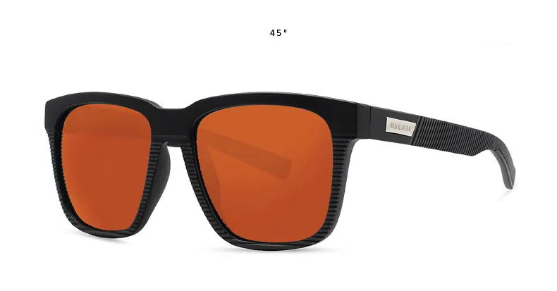 JULI Quadratische übergroße polarisierte Sonnenbrille für große Köpfe Herren Retro Vintage Sonnenbrille UV-Schutz Angelbrille_voghion.com