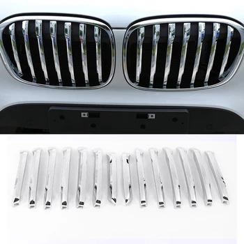 

Car Front Grille Grid Molding Trim Cover for BMW X1 F48 2016-2019