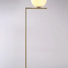 Креативные простые торшеры, стеклянный шар, стоящая лампа lampara de pie