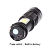 Zoom flashlight built-in battery XP-G Q5 Mini led Flashlight Torch Lamp Adjustable Penlight Waterproof For Outdoor ► Photo 3/6