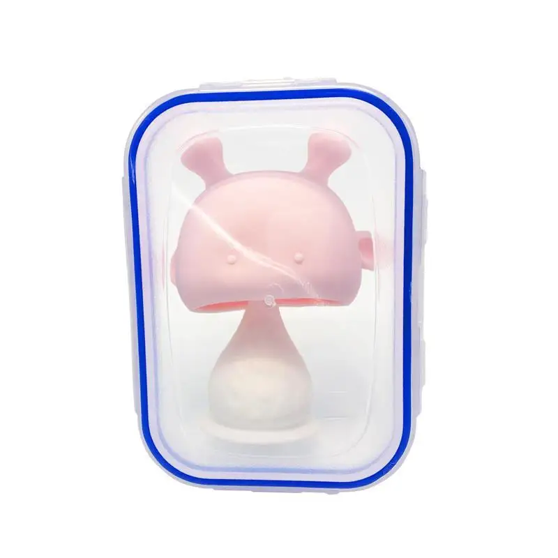 Baby Teether Super Soft Silicone Cartoon Baby Teething Safe Infant Newborn Toddler Sucking Thumb Toy Chewing Nursing Gift