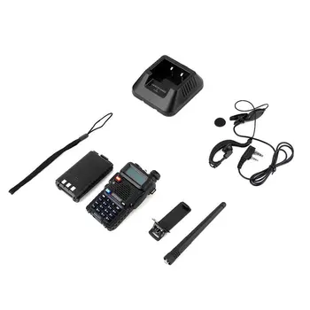 

UV-5R FM Walkie Talkie VHF / UHF radio with dual band, display, standby and built-in clock