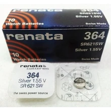 Батарейка 364 1.55V Renata (G1/L621/164/SR621SW/LR621/SR60/R364) Батарейка 364 1.55V Renata (G1/L621/164/SR621SW/LR621/SR60/R364)