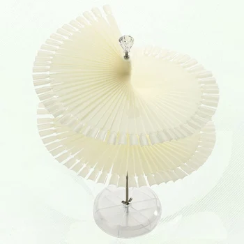 

New Hot False Nail Tips Polish Color Display Rack Spiral Stand Practice 120 Stick Showing Tool SMR88