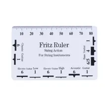 

for Guitar Guitar Neck Ruler Accurate Portable String Action Ruler PVC Gauge
