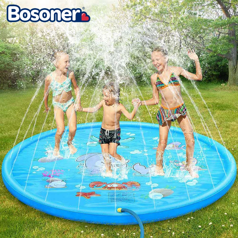 Best Offers Water-Sprinkler-Mat Splash-Pad Pool-Play Summer Toys Baby Swimming Kids Children Outdoor jlOgW0grm