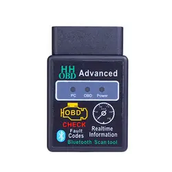 1 шт. автомобильный диагностический инструмент HH OBD ELM327 Bluetooth OBD2 OBDII проверка двигателя автомобиля Авто диагностический сканер инструмент