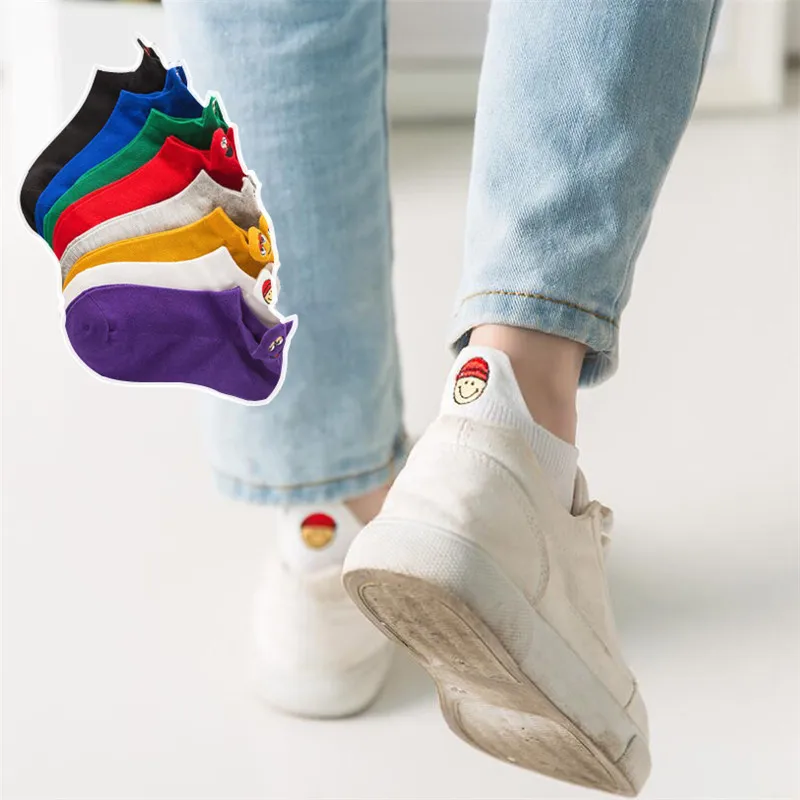 

Hot sale! men socks cotton low ankle spring summer and autumn colorful funny sock men and male black cartoon sock