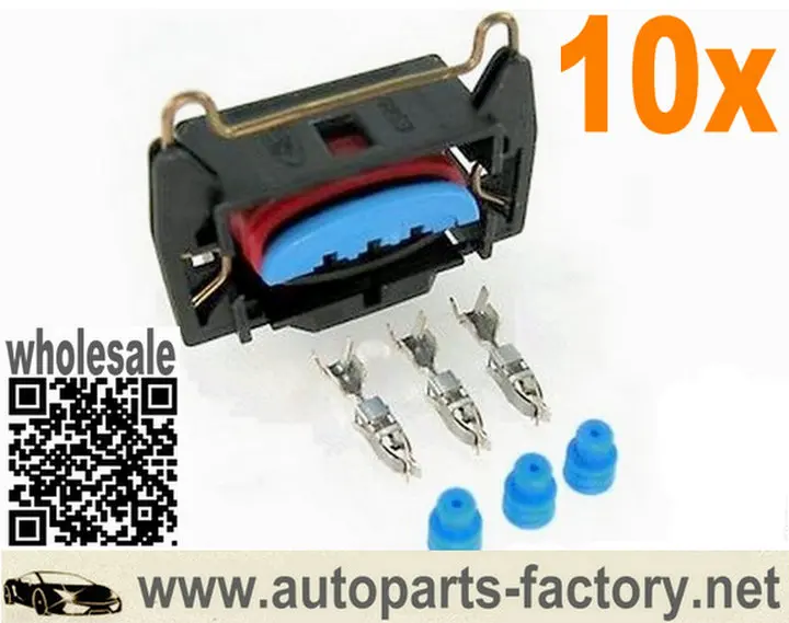 

Longyue 10 шт. катушечный пакет Coilpack разъем для Zndspule Stecker EDIS Megasquirt ECU 89FG 14A464 HCB для Ford