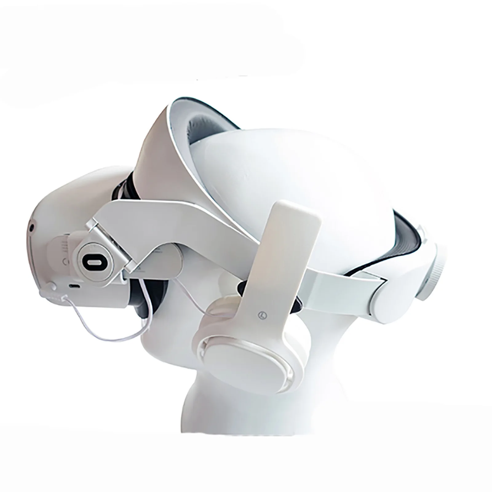 VR Gaming Headphones for Oculus Quest 2 Elite Strap Headset Accessories Enhanced Support and Comfort in VR