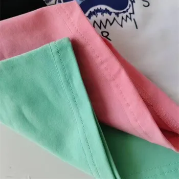 

Parent-child Clothing Boys Girls Children's New 2020 Summer Cotton T-shirt 4 Solid Color 100-140 Kids M-2XL Adult