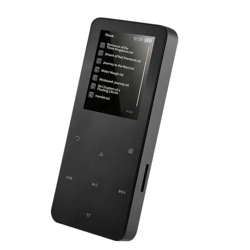 MP4 Player with Bluetooth-compatible Built-in Speaker Touch Key FM Radio Video Play E-book HIFI Metal MP 4 Music Player 8G 16G android mp3 player