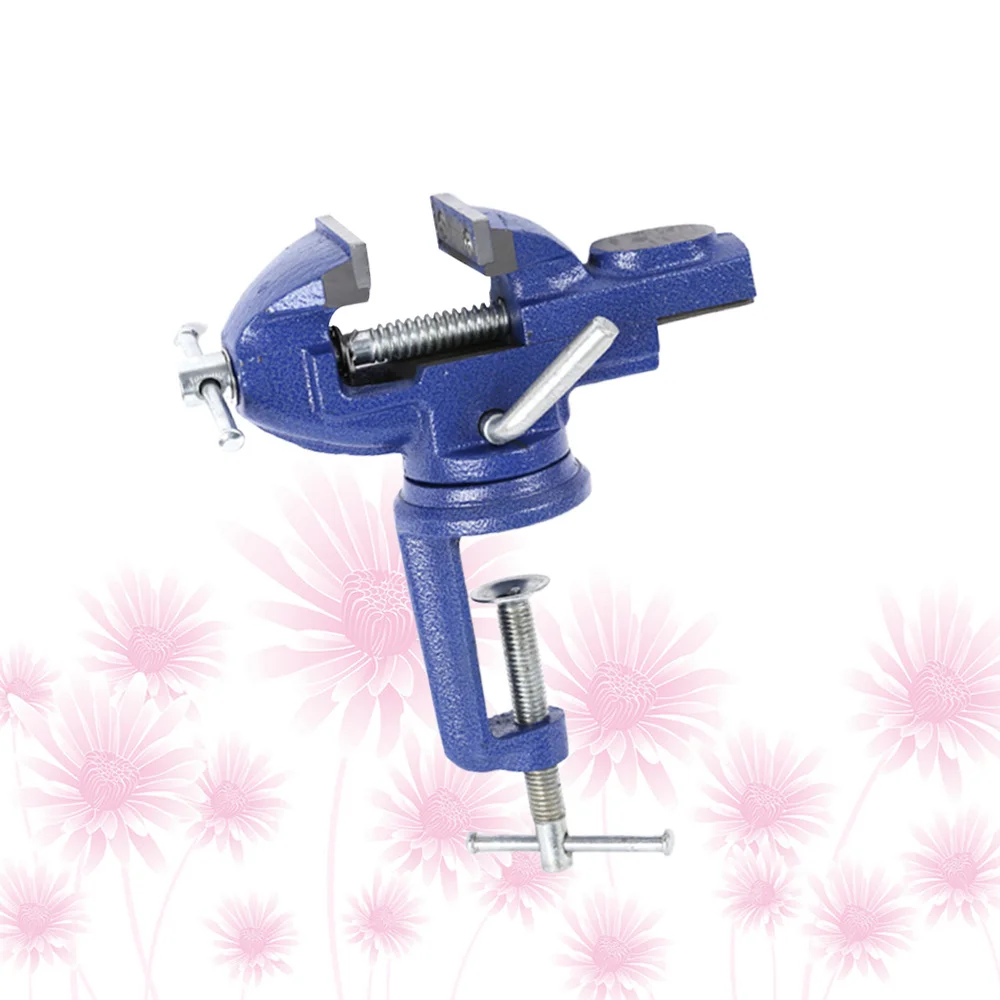60mm Mini Household Flat Table Vise Clamp-on Bench Tool 360 Degree Rotaty Manual Clamp for DIY Craft Jewelry Woo | Инструменты