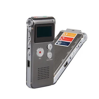 

16GB Digital Voice Recorder Mini USB Flash Digital Audio Voice Recording 650Hr Dictaphone MP3 Player MP3 Player Rechargeable