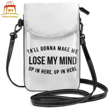 

Ruff Ryders Shoulder Bag Ya Will Gonna Make Me Lose My Mind Leather Bag Shopper Teen Women Bags Print Multi Pocket Purse
