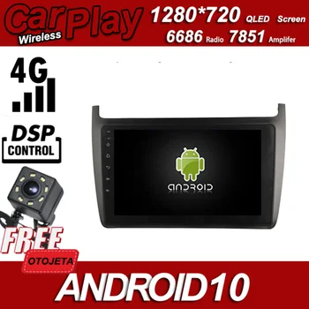 

Zinc Alloy Case Car Android 10 Player for 2012 2015 Polo 9" stereo Multimedia Wireless Carplay Bluetooth GPS Radio Head Unit