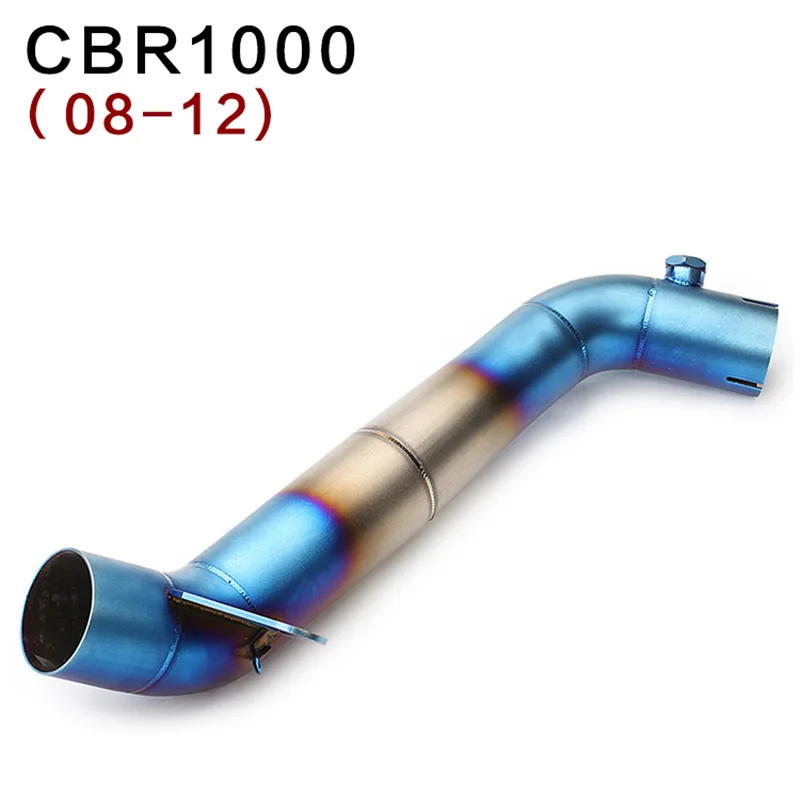 Для CBR1000 скольжения на мотоцикл выхлопной глушитель средняя Соединительная труба для Honda CBR1000RR CBR 2008 2009 2010 2011 2013