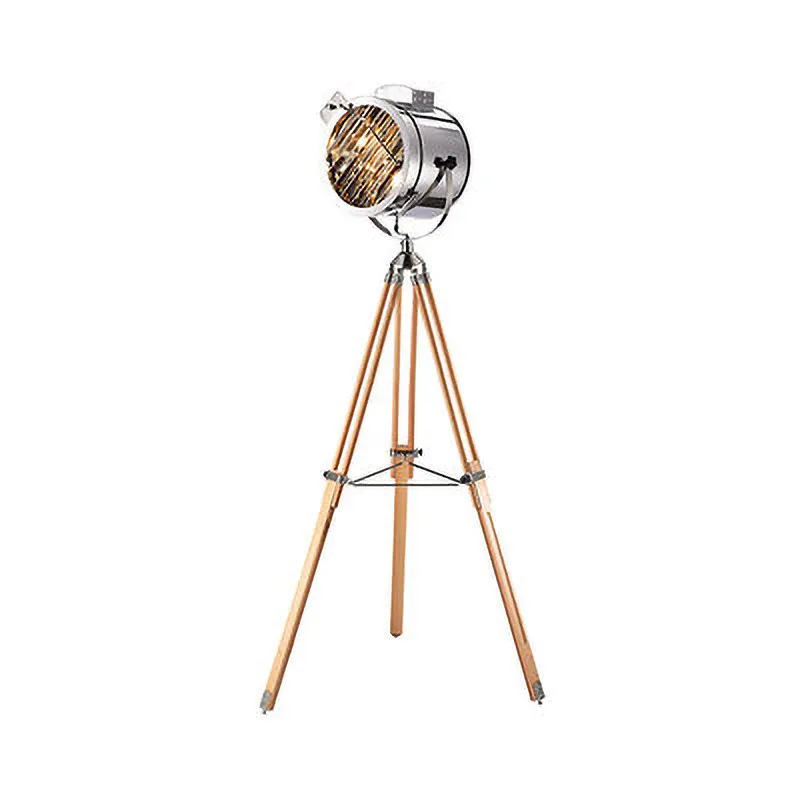 

Nordic Creative Industrial Loft Retro Led Floor Lamp Vintage Tripod Searchlight Floor Light for Living Room Bedroom Luminaire