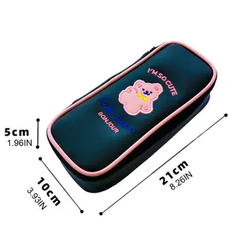 

Portable PUPencil Pen Case Cosmetic Makeup Coin Pouch Zipper Bag Purse