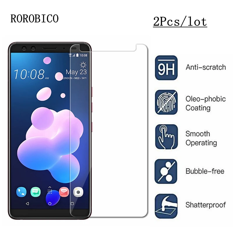 2 шт./партия закаленное стекло для htc Desire 12 Plus/U12 Lite/12 s Защитная пленка экрана