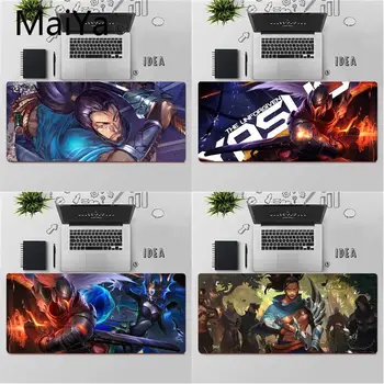 

Maiya LOL League of Legends Yasuo Natural Rubber Gaming mousepad Desk Mat Free Shipping Large Mouse Pad Keyboards Mat