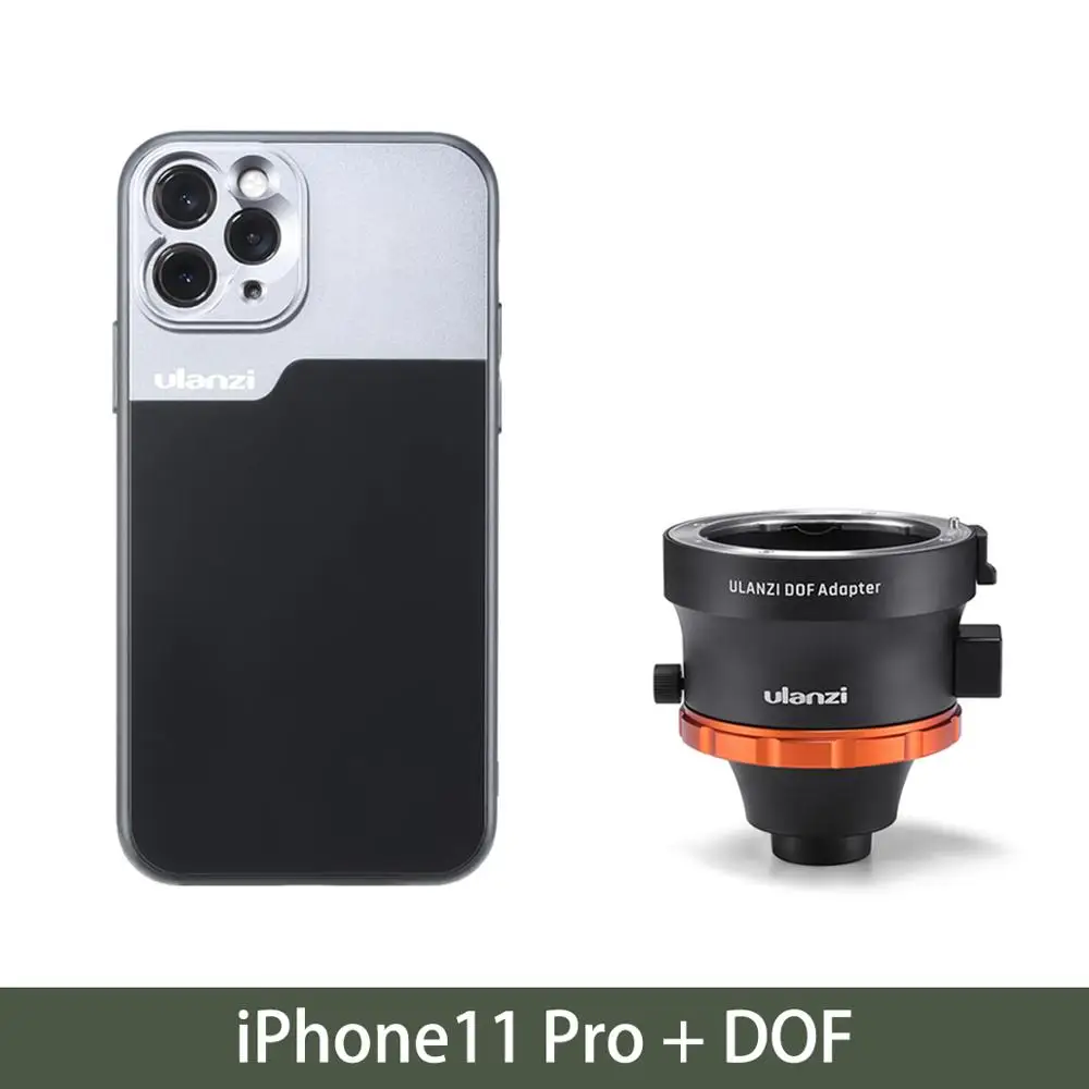 W 11 pro cage Адаптер Ulanzi DOF E Mount Full Frame camera Lens Adapter адаптер для смартфонов SLR/DSLR& cinema Lens Adapter для телефонов iPhone Andriod - Цвет: W 11 pro cage