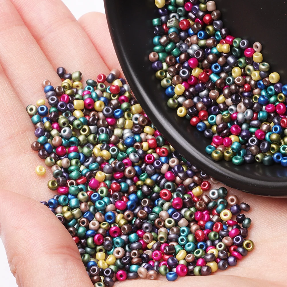 2 3 4mm Pony Beads For Jewelry Making Small Glass Seed Beads For Needleword Czech Beads For DIY Necklace Bracelet Earrings