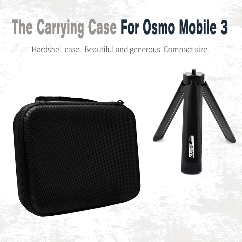 

Startrc DJI osmo mobile/mobile 3 handheld gimble storage bag case gimbal portable boxes box with tripod neck strap wrist strap