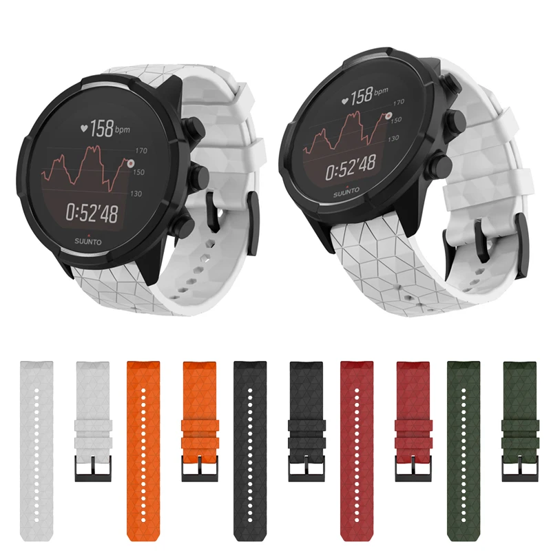 Ремешок для часов Смарт часы ремешок силиконовый замена для Suunto 9 Baro медь XIN
