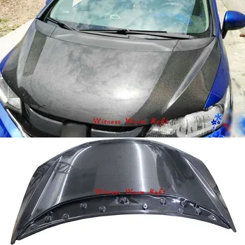 

For GK5 bonnet High Quality Carbon Fiber engine hood cover For Honda GK5 Bonnets engine Covers Car body kit 2014