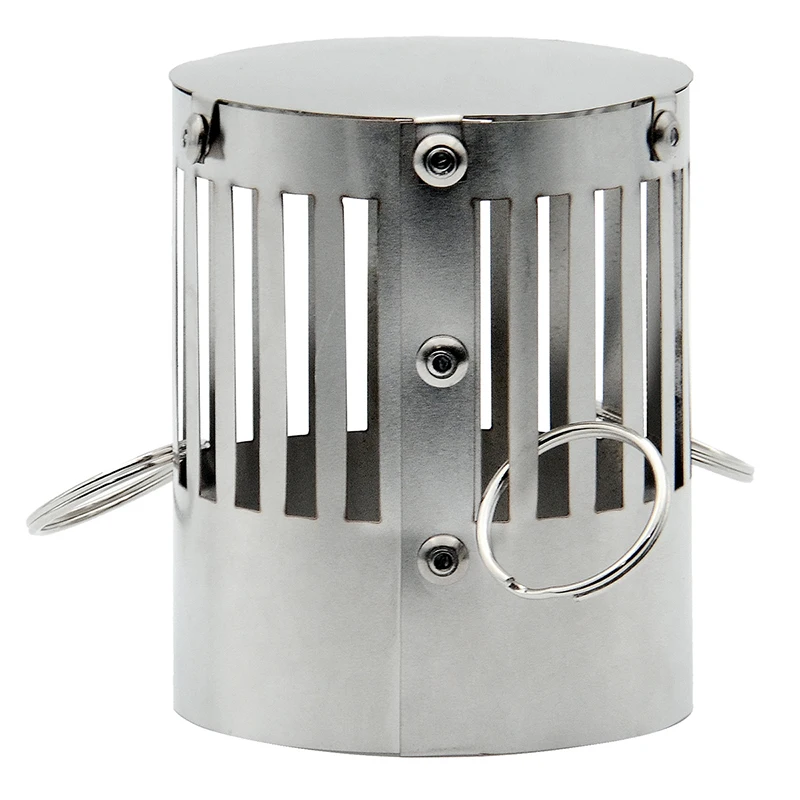 Titanium Wood Stove Accessories Spark Arrester Anti-sag Floor Glass Panel Chimney anti-scalding hood accessories