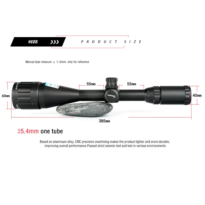 Снайпер LT 4-16X50 прицел тактический оптический прицел полный размер Mil-Dot RGB провод охотничий прицел винтовка с оптическим прицелом прибор с прицелом-красной точкой зрения
