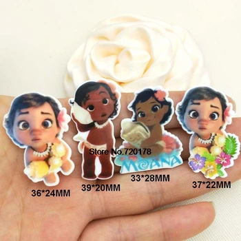 

30pcs/50pcs mixed cartoon baby girl Movie Character plastic flat back planar resin cabochon DIY Craft Supplies ALSTK11