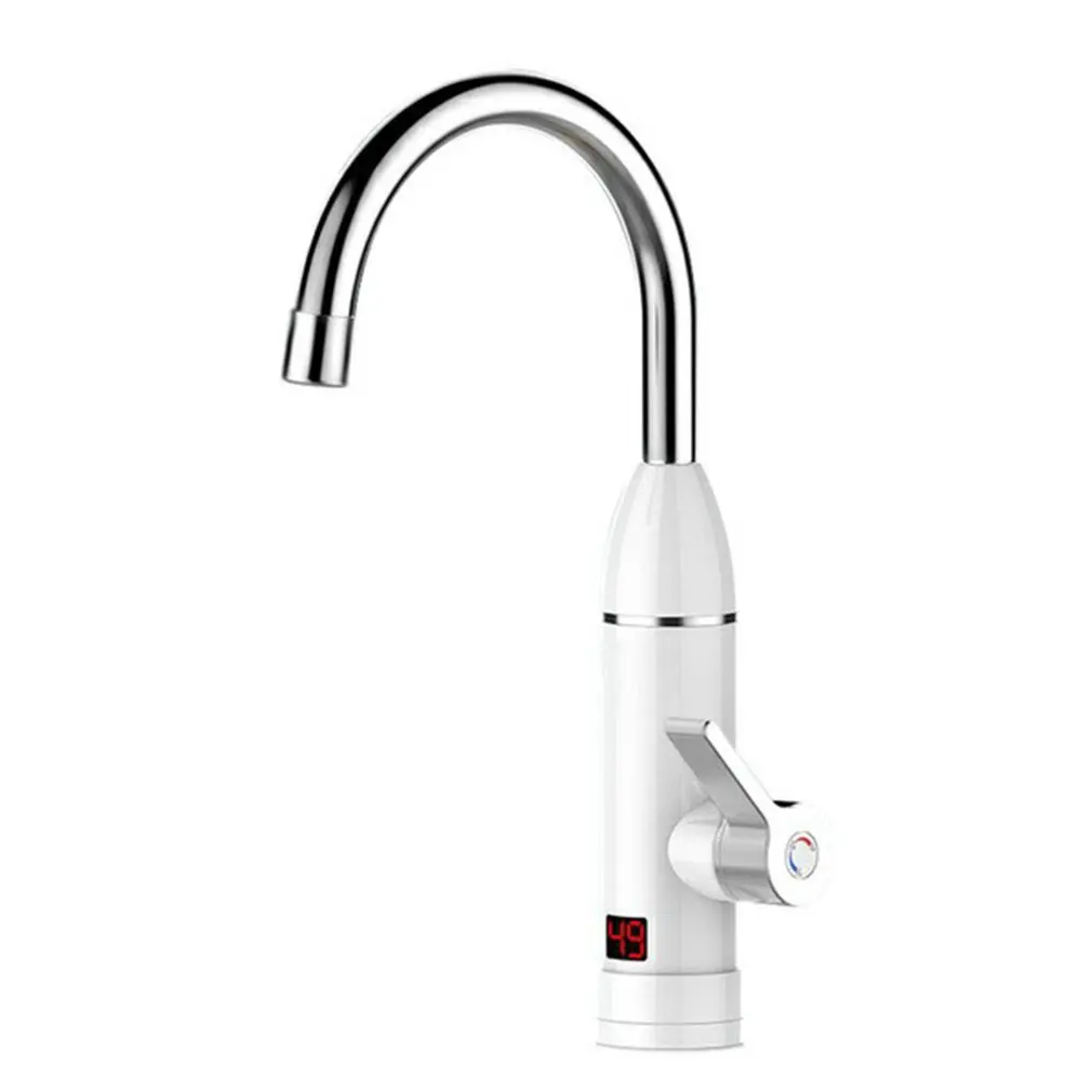 Grifo de agua caliente instantáneo con pantalla LCD, grifo eléctrico Digital de 3000W sin depósito, calentador de agua caliente instantáneo, grifo de cocina