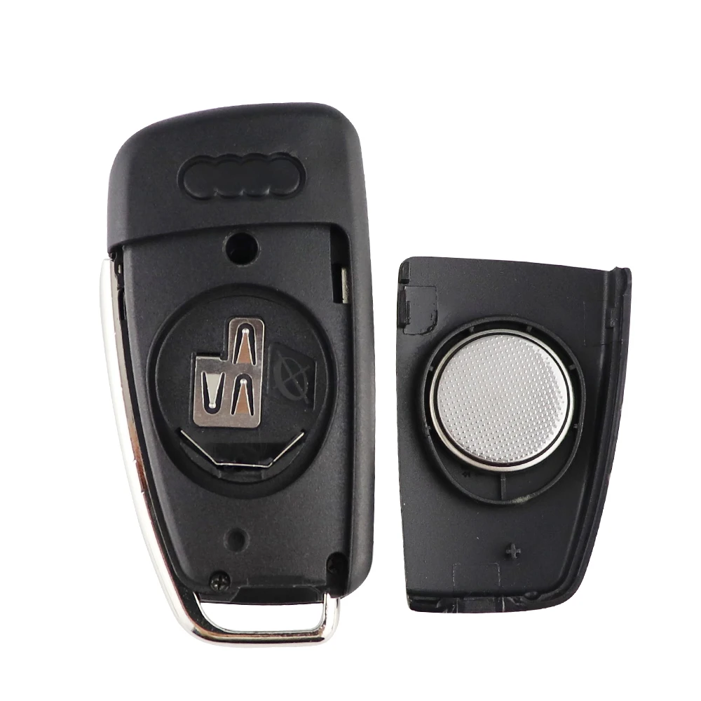 Chiave/Telecomando Per Audi A2 A3 A4 A6 A6l A8 Q7 - 3 Pulsante Flip Pieghevole 315/433mhz Chip/chip Vetro Id48 8e Chip Audi - Hf28c163da7874bbe933bbb5c532a794cT