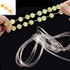 Rouleau de fil Transparent et élastique pour la fabrication de bijoux, cordon de perles en cristal, accessoires pour bracelets et colliers, DIY, 1 rouleau ► Photo 1/6