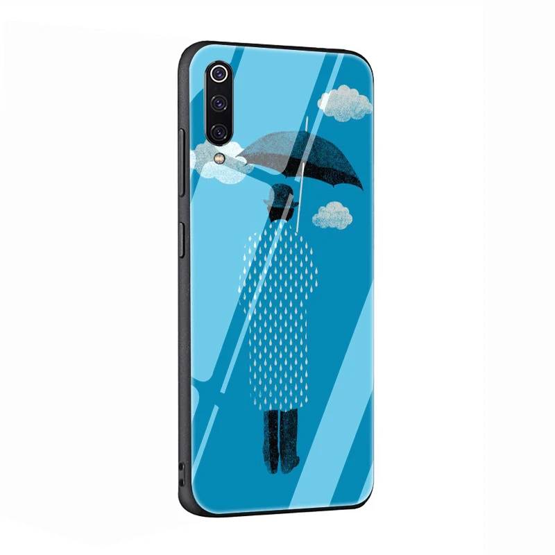 EWAU Rene Magritte закаленное Стекло чехол для телефона для Xiaomi 5X6X8 Lite 9 A1 A2 F1 Remdi 4X 6A Примечание 5 6 7 pro - Цвет: G10