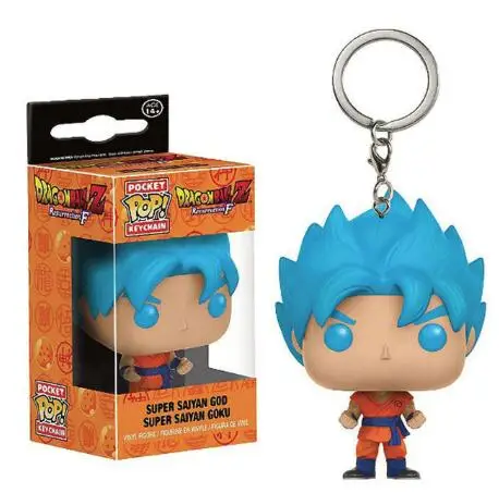 Funko Pop в стиле аниме «Драконий жемчуг зет сын Goku vegeta героя аниме «Наруто Одна деталь брелок виниловые Фигурки Коллекционная кукла модель игрушки - Цвет: 1