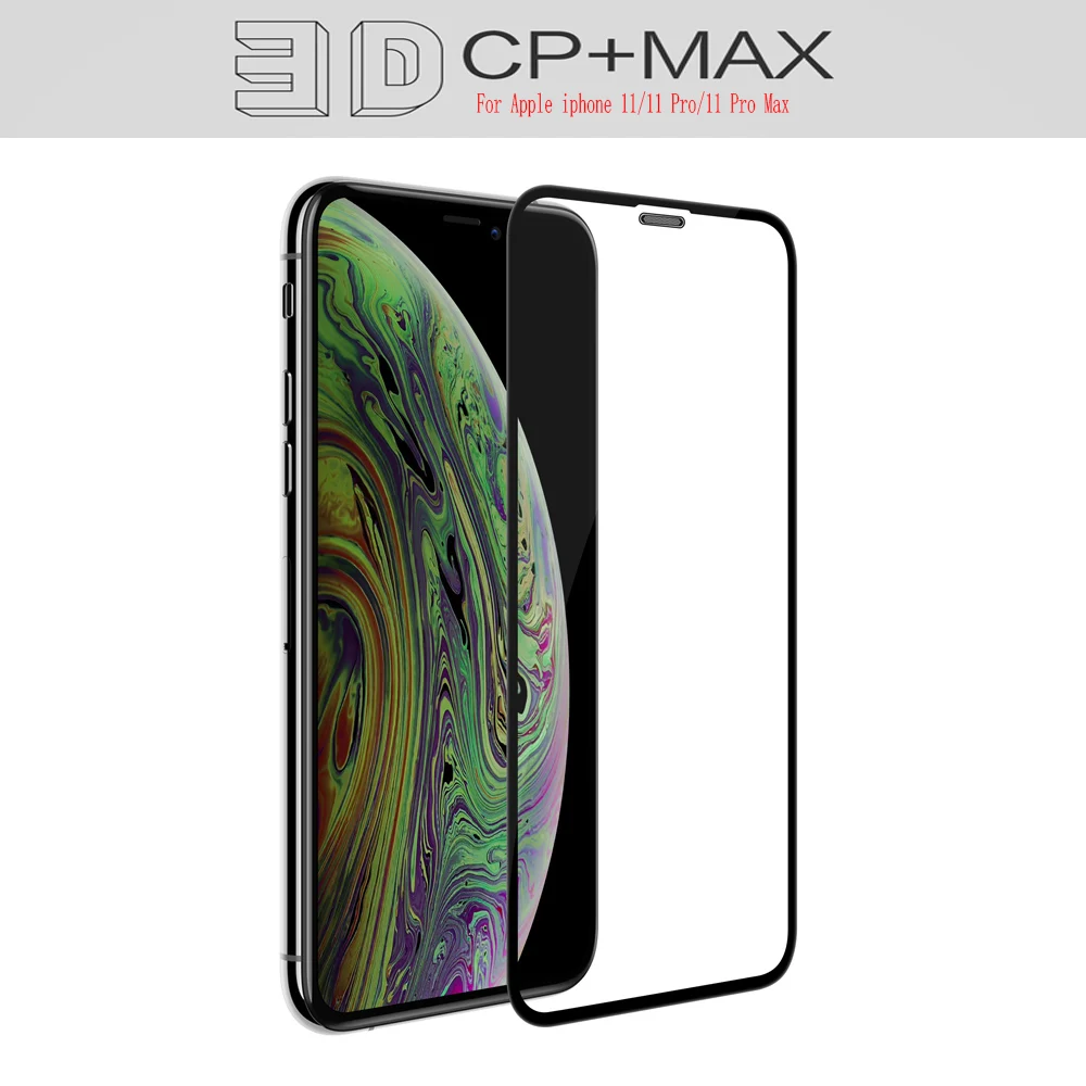 Защитное стекло NILLKIN 3D CP + Max для iphone 11 Pro max/xr/xs MAX/7/8 plus | Мобильные телефоны и