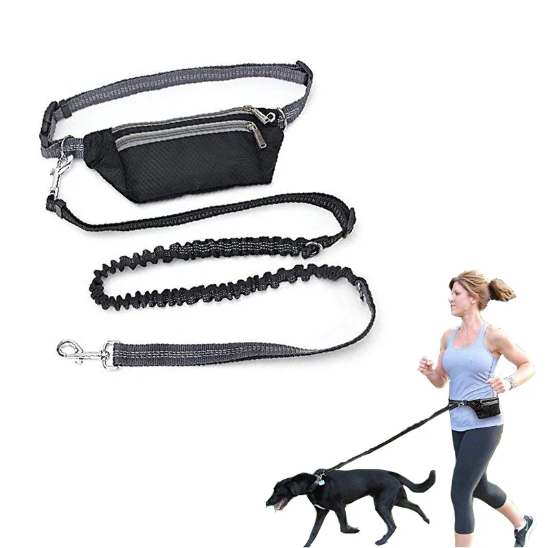 New Dogs Leash Waist Pocket Waterproof Hands Free Multi Function Dog