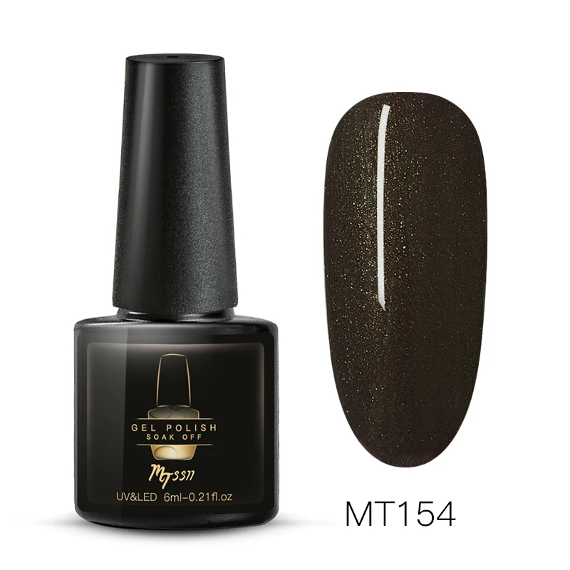 Mtssii 7ml Color Nail Gel Polish Manicure Semi Permanent Base Top Coat UV LED Nails Gel Varnish Soak Off Nail Art Manicure Gel - Color: S04869