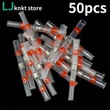 

10/20/50PCS Heat Shrink Soldering Sleeve Terminals Insulated Waterproof Butt Connectors Kit Electrical Wire Soldered Terminals